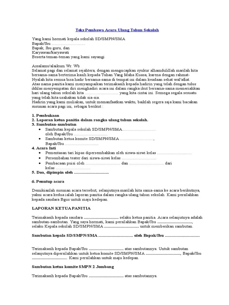 Susunan Acara Bahasa Sunda – Beinyu.com