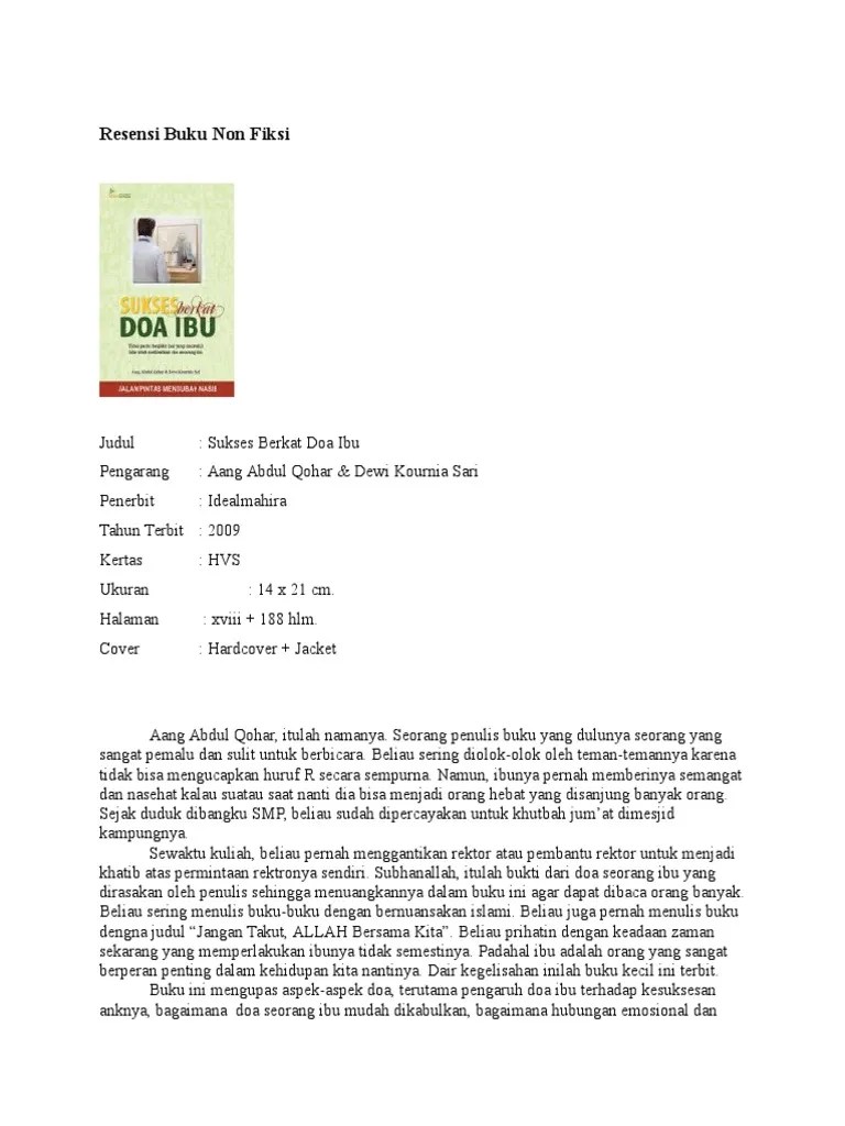 Cerita Fiksi Dan Nonfiksi Beserta Contoh Soal Kls 6