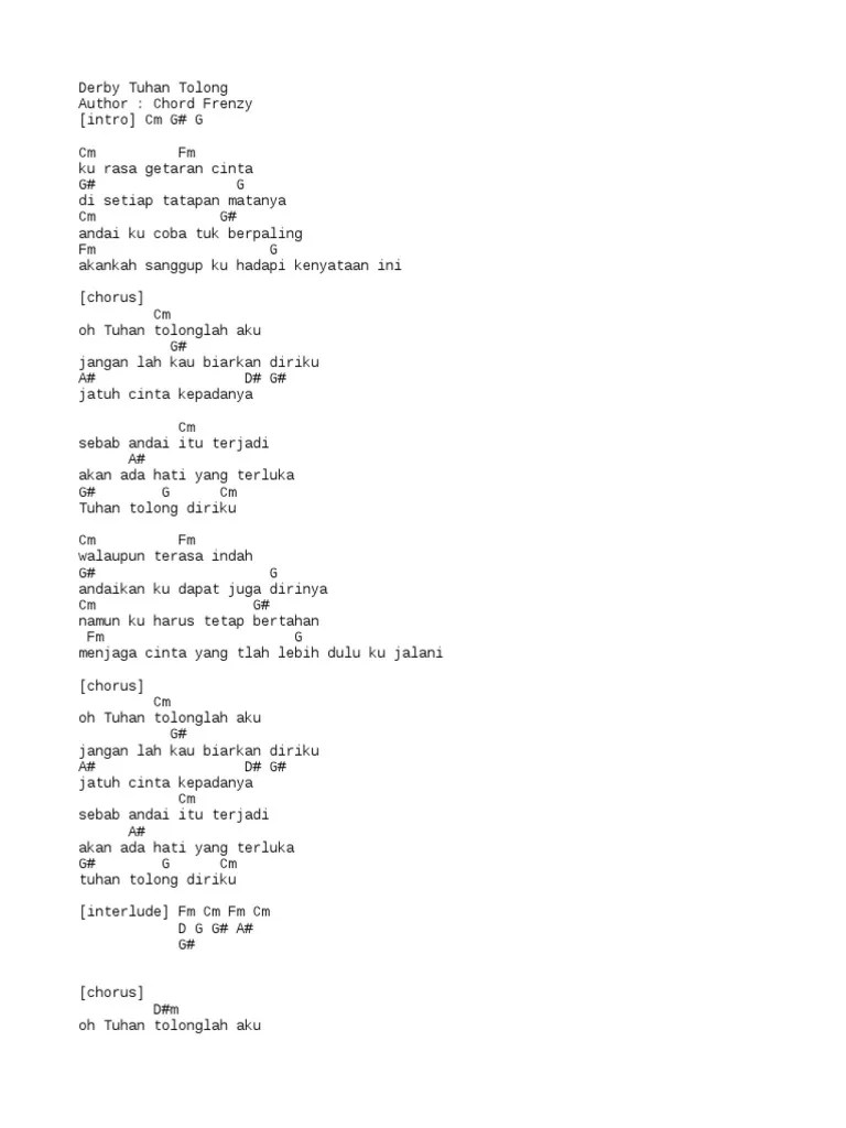 Kunci Gitar Tuhan Tolong Budi Doremi [Easy Ukulele Tabs] - Richard Ukulele  Expert