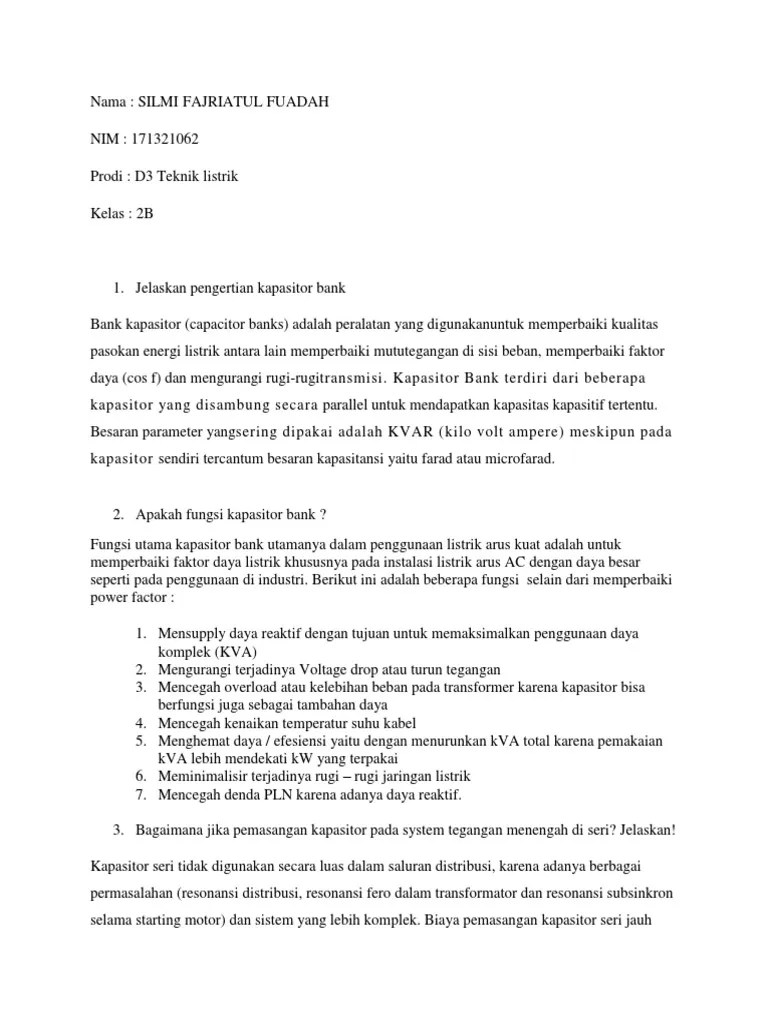 Fungsi Kapasitor Pada Instalasi Listrik ~ 35+ images komponen instalasi  listrik, panduan cara pasang instalasi listrik rumah standart sni, kegunaan  diagram kerja instalasi listrik adalah