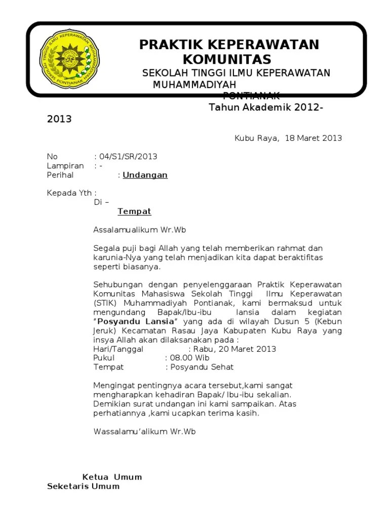 Contoh Surat Undangan Komunitas Doc : Surat Undangan Peresmian Gedung Pdf -  Pada bagian ini mimin akan memberikan contoh undangan aqiqah simpel yang  dibuat di microsoft word dengan ukuran kertas a4 yang