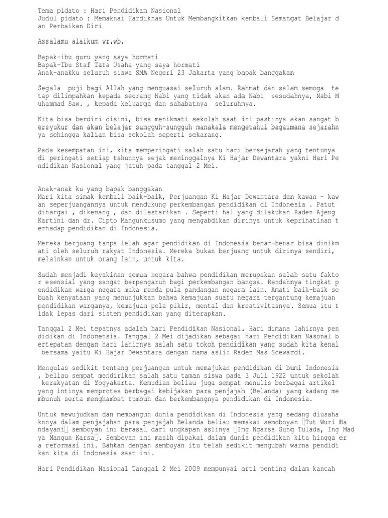 Contoh Teks Pidato Perkenalan Diri // Kumpulan Contoh Terbaru