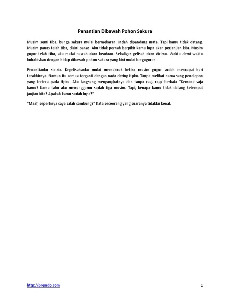 Cerita Fiksi Pendek 3 Paragraf