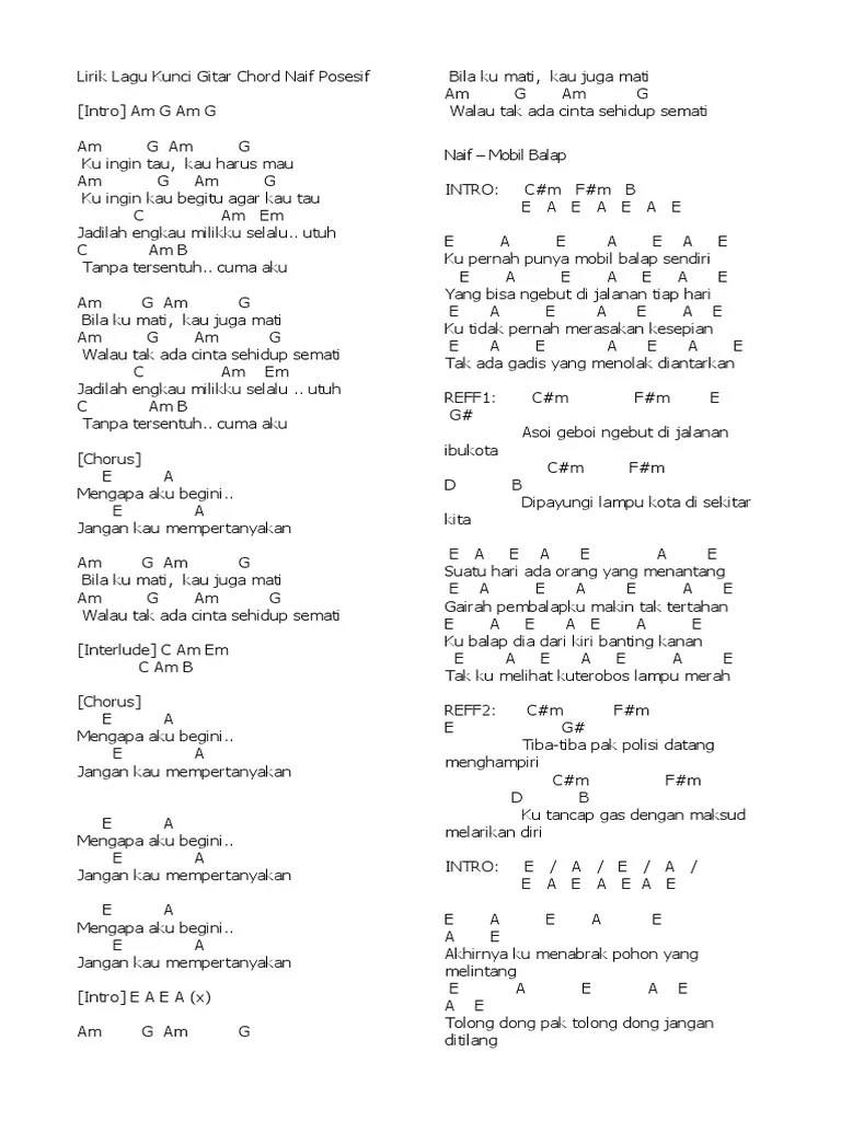 Kunci Gitar Selalu Sabar - my life story