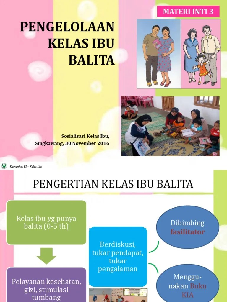 Yuk Cek Materi Penyuluhan Kelas Ibu Balita Ppt [Terlengkap] - Catatan Pande
