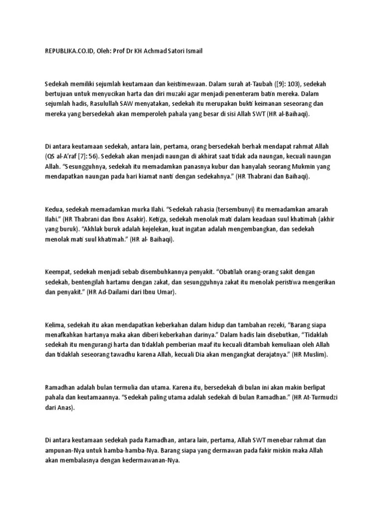 Contoh Naskah Ceramah Tentang Ramadhan