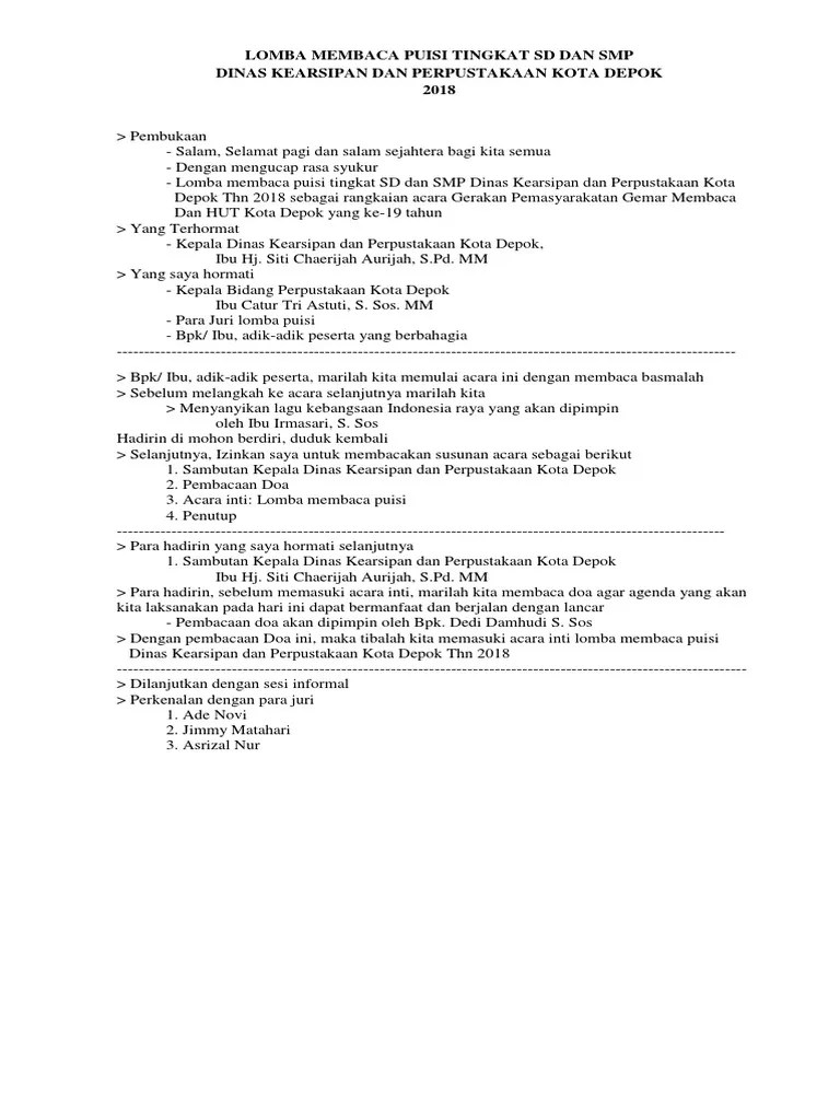 Contoh Pembawa Acara Bahasa Sunda – kabarmedia.github.io