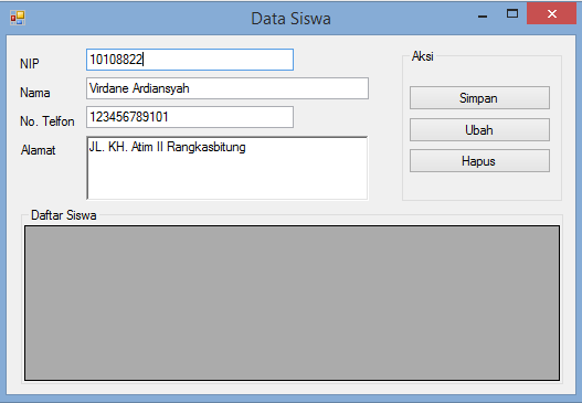 Menampilkan Data Dari Database ke TextBox VB.Net - Lebak Cyber