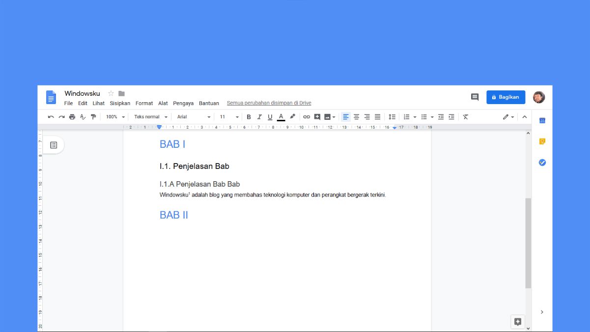 8 Langkah Belajar Google Docs Tercepat Untuk Semua - Windowsku
