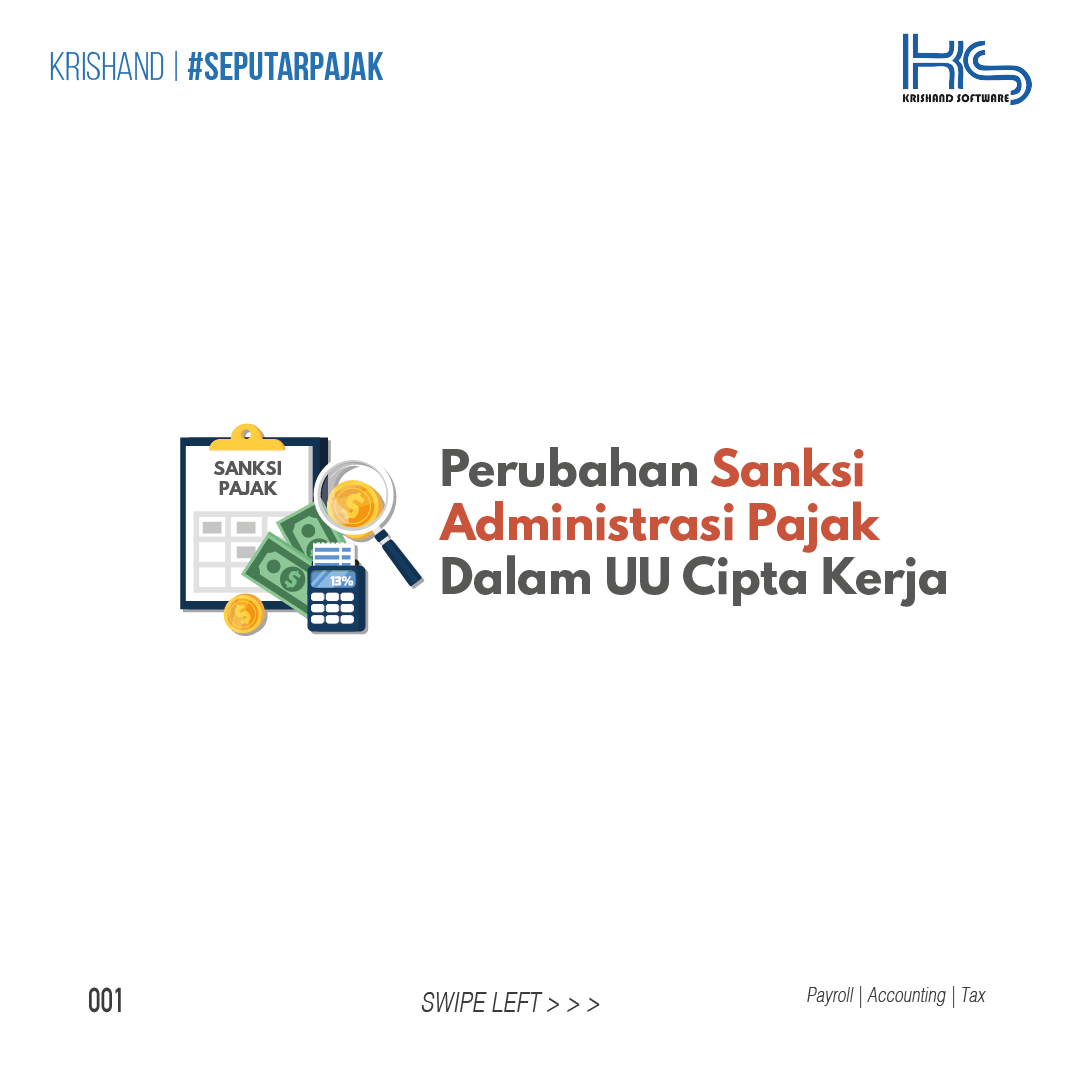 Perubahan Sanksi Administrasi Pajak Dalam UU Cipta Kerja