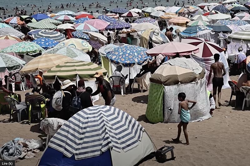 ظاهرة تغزو الشواطئ المغربية