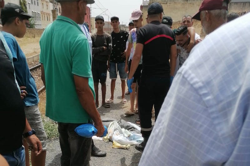 قطار طنجة يدهس شابا بالقصر الكبير قطار طنجة يدهس شابا بالقصر الكبير