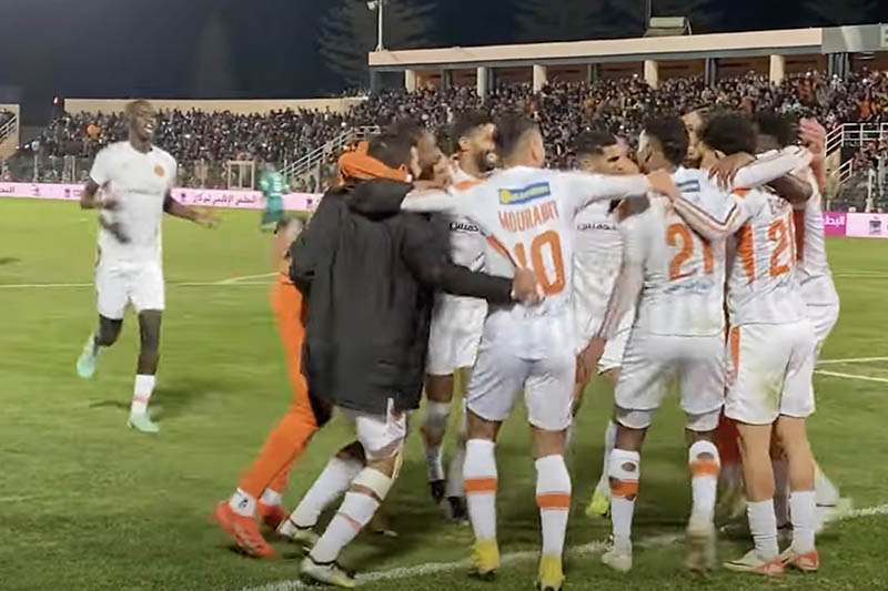 نهضة بركان يفوز على الرجاء