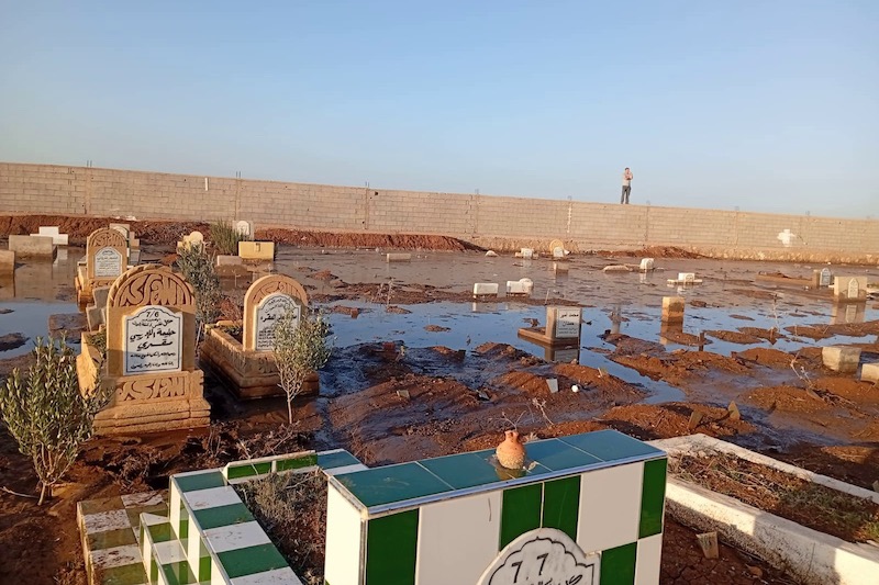 الأمطار تجرف قبورا نواحي سطات
