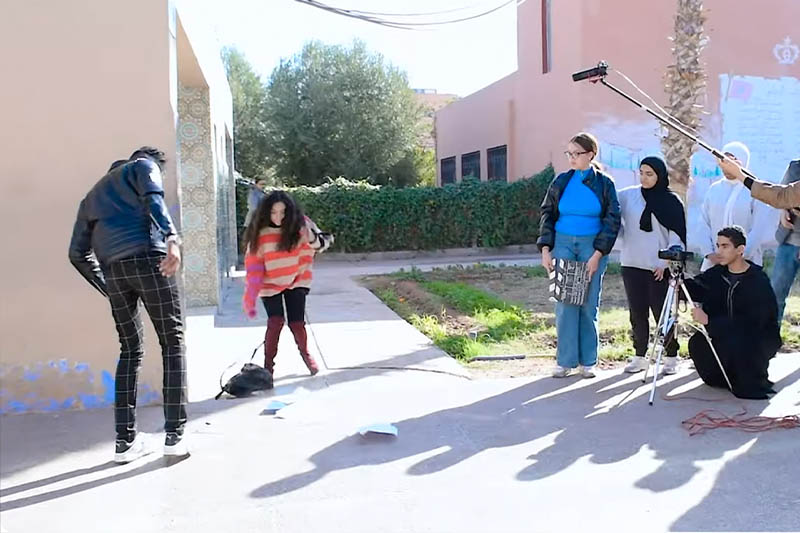 تقنيات الإخراج لتلاميذ مراكش