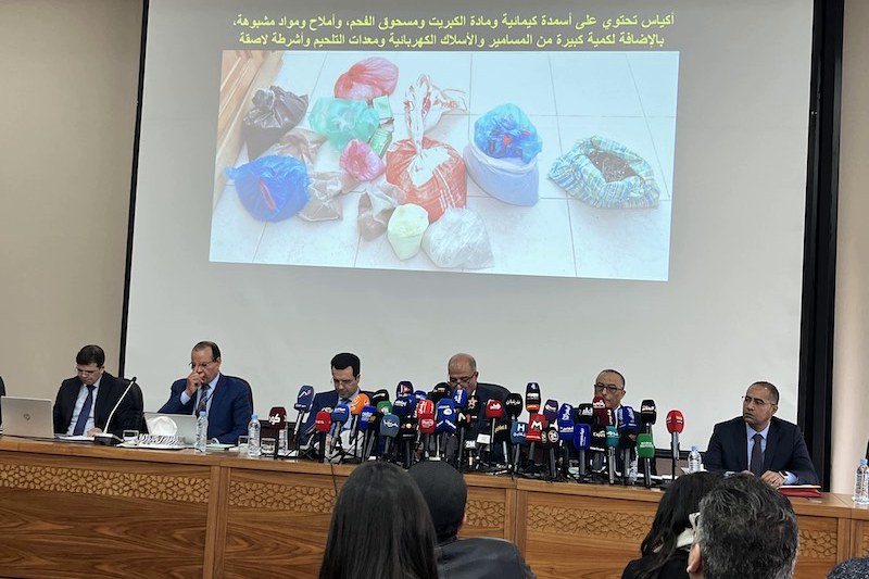 محجوزات خلية حد السوالم الإرهابية تشمل لوازم إعداد متفجرات خطيرة محجوزات خلية حد السوالم الإرهابية تشمل لوازم إعداد متفجرات خطيرة