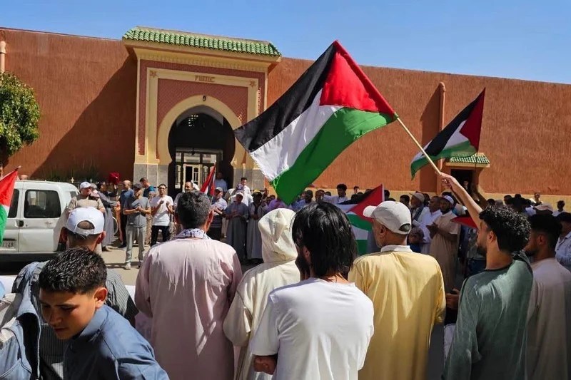 وقفات بالمغرب تتضامن مع فلسطين