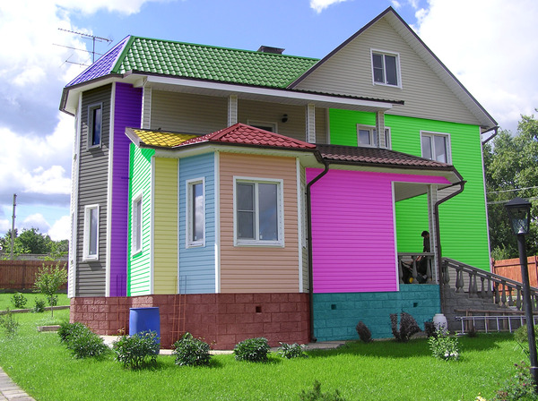 что нарисовать на стенах дачного дома снаружи