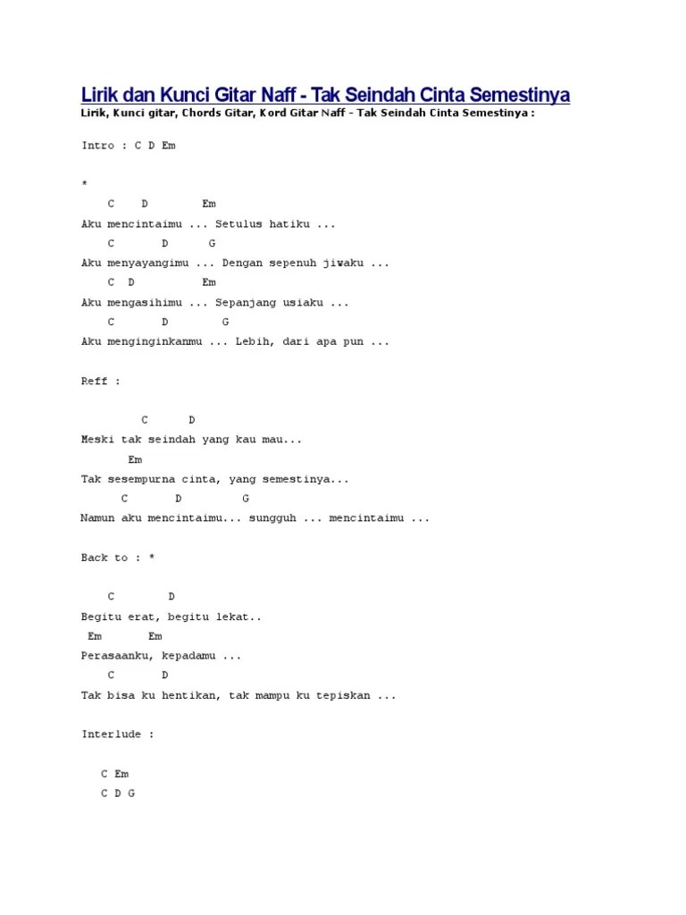 46++ Chord meski tak seindah yang semestinya info | Best Recipes