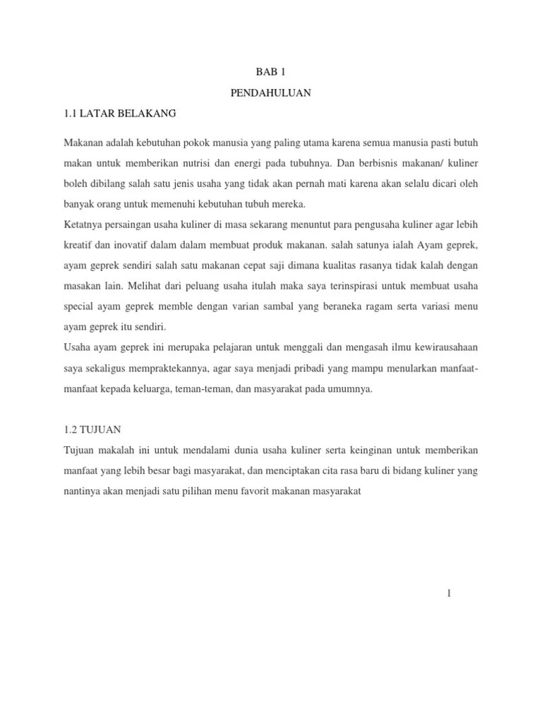 Proposal Usaha Makanan Ayam Geprek : Bagaimana Cara Memasak Makanan Enak Ayam  Geprek Paling Mantep / Berikut contoh proposal usaha makanan dan minuman  yang lengkap dan bisa anda buat dengan mudah! | Maryams-taboo