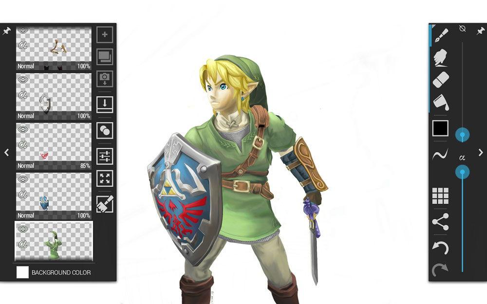 как рисовать в телефоне пальцем