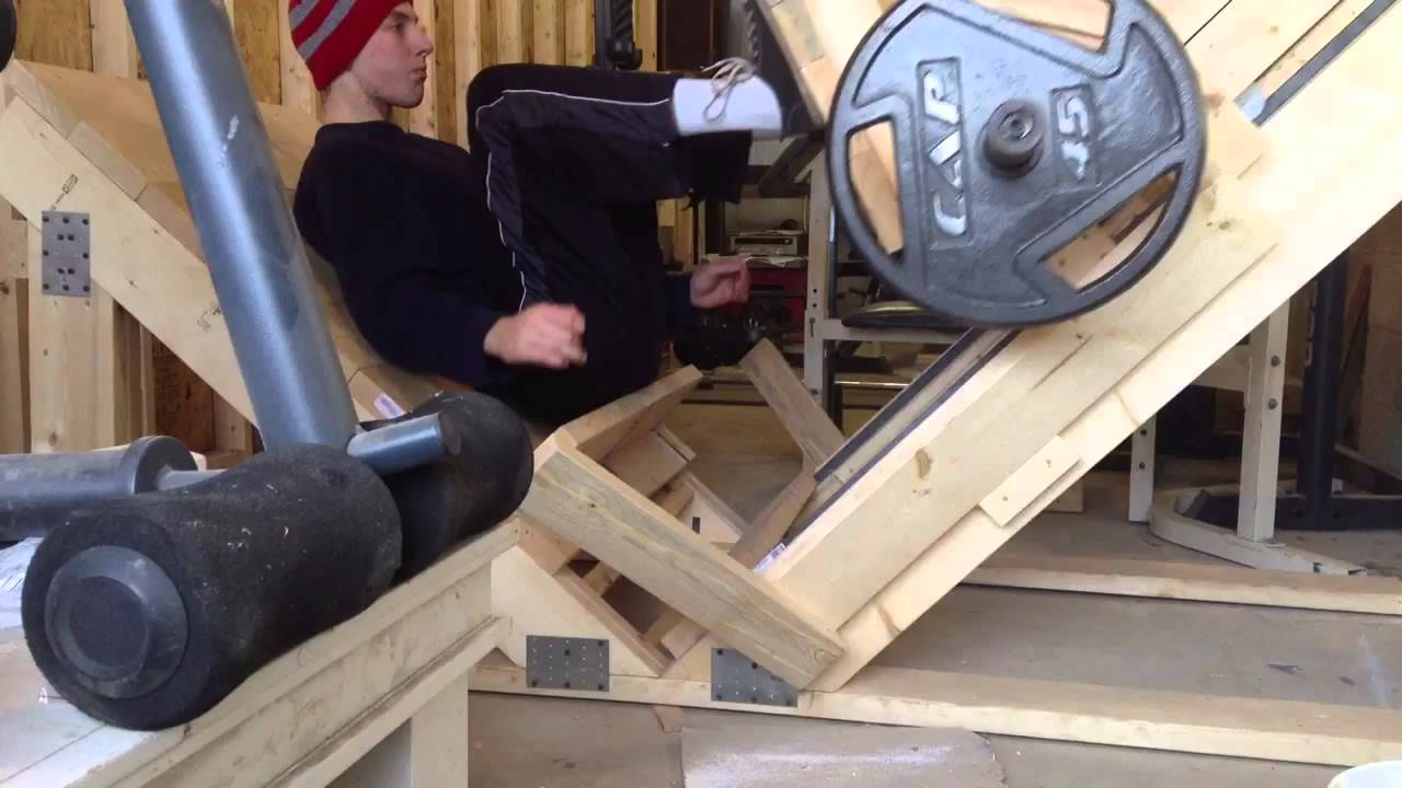 Quantities are limited so secure your discount now! Our Homemade Leg Press Machine - YouTube