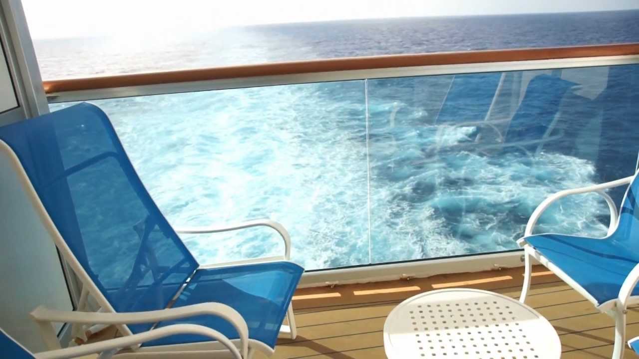 In fact they're beneath a group of balcony cabins that i haven't mentioned, those on the lido deck (prefixed 'l'). Ruby Princess Baja B754 Aft Balcony Room Beautiful Views