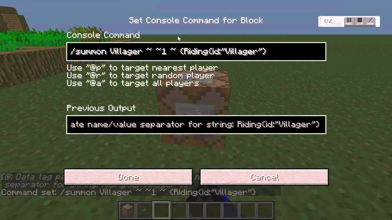 /summon minecraft:ghast ~ ~ ~ {passengers:{id:minecraft:pig,saddle:1b}}. Minecraft : How to Stack Mobs In 1.7.4 Using Summon