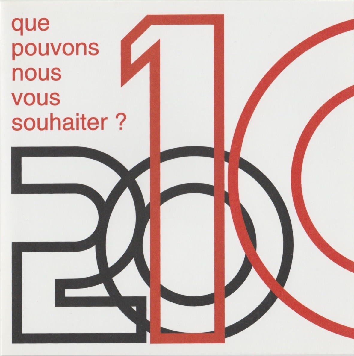 Les vœux des Z’Urbains - 2010 - délibéré