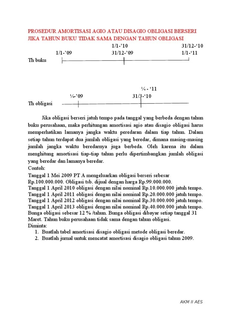 Contoh Soal Dan Jawaban Amortisasi Obligasi - Kumpulan Contoh Surat dan  Soal Terlengkap
