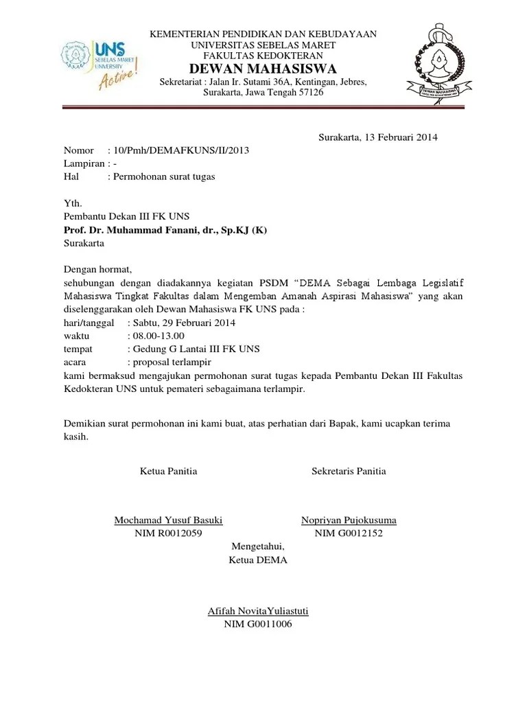 Inilah 13+ Contoh Surat Undangan Webinar | Contoh Jenis Surat Dinas