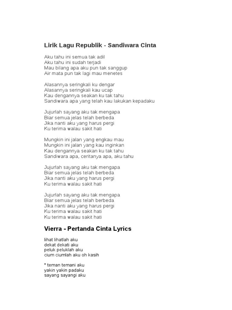 Lirik Lagu Semua Sudah : Kalau Aku Kaya Lirik / Tak faham motif semua itu.  - qonias dewita