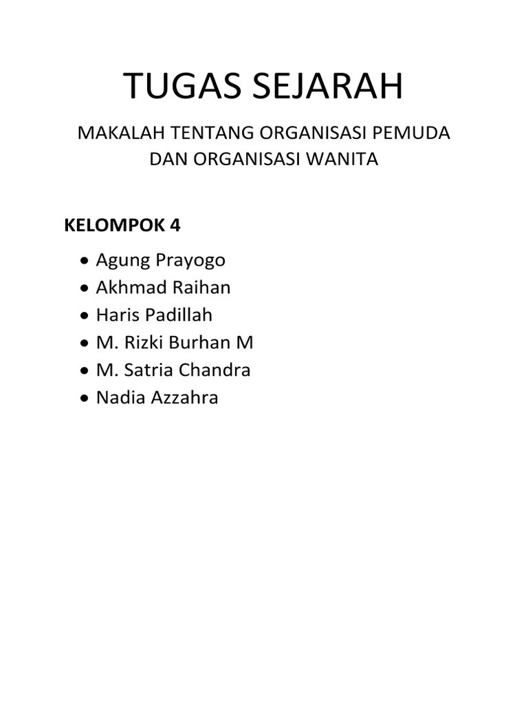Makalah Pergerakan Nasional – Sekali
