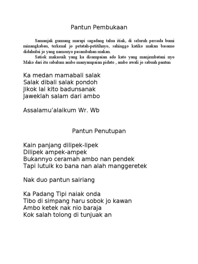 Contoh Pantun Mc Acara Lamaran - tukaffe.com