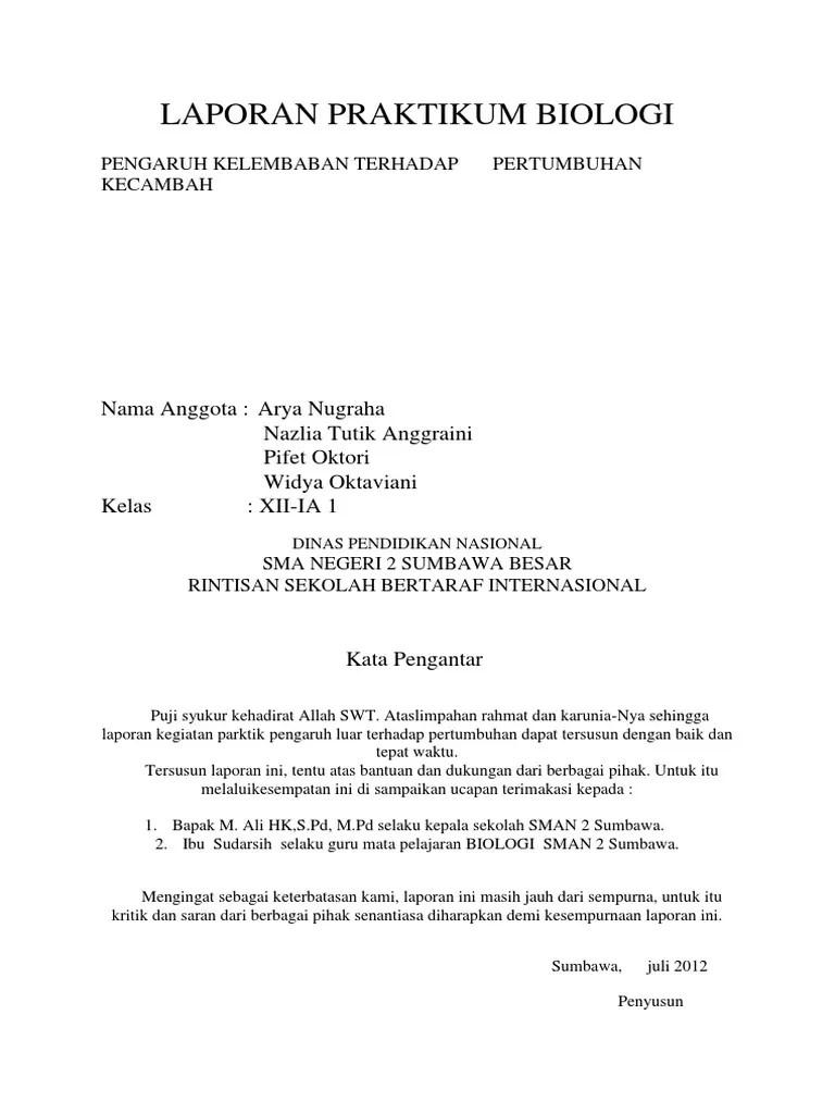 17+ Contoh Laporan Penelitian Biologi
