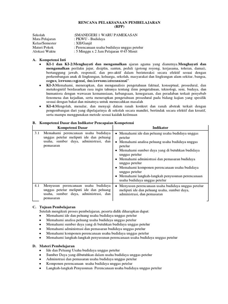 Contoh Soal Prakarya Kelas 12 Budidaya Unggas Petelur - Kumpulan Contoh  Surat dan Soal Terlengkap