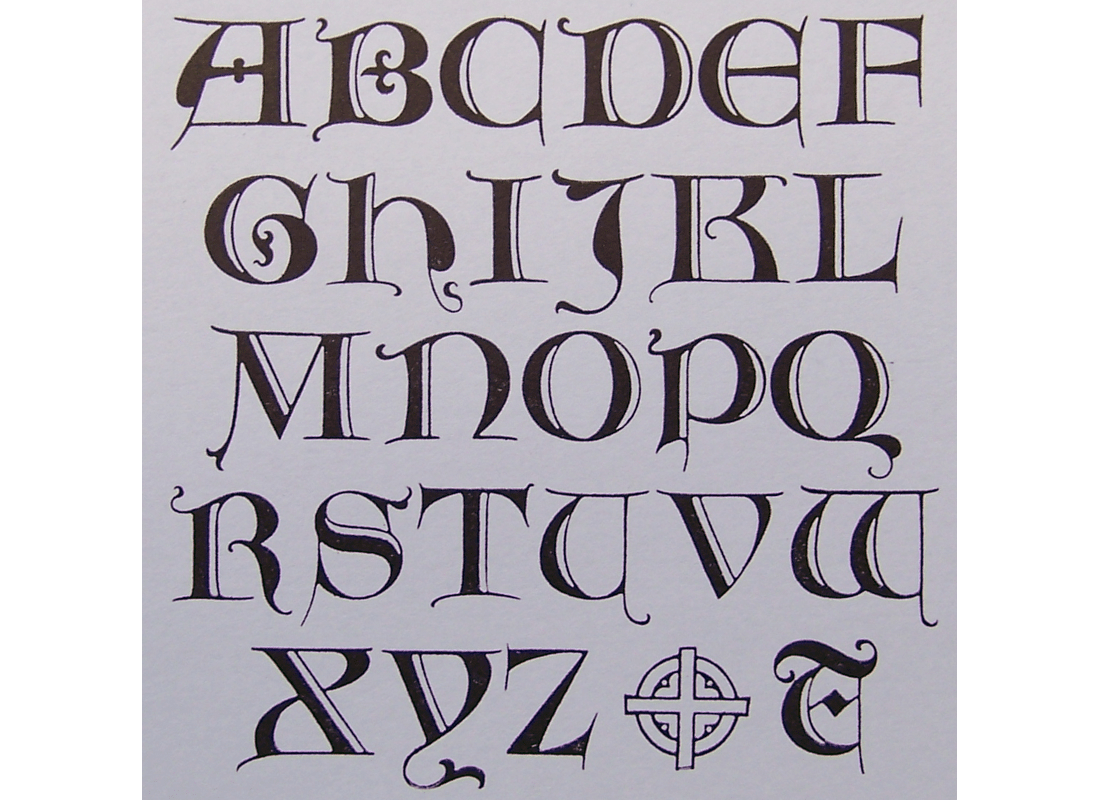 Scattering Every Moment Matters Calligraphy Abstract Font