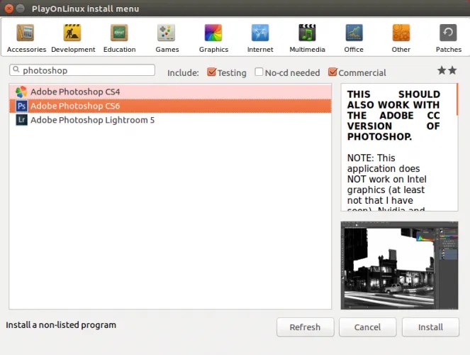 Photoshop gratis di Ubuntu. Instal Adobe Photoshop CS6 di Linux Menginstal  Photoshop CC di Ubuntu