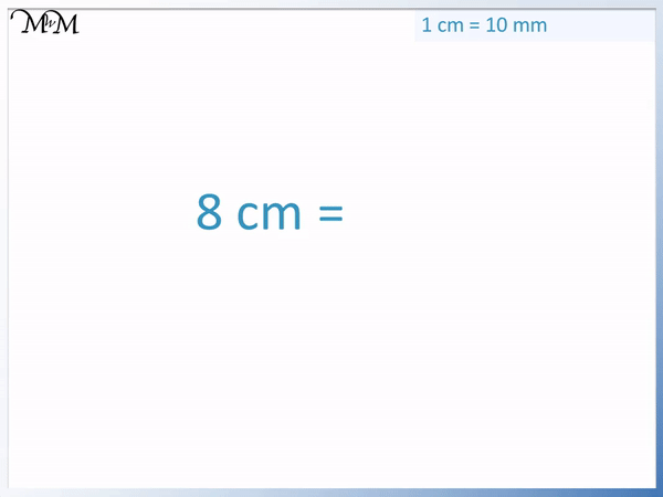 How to Convert Centimetres to Millimetres (cm to mm) - Maths with Mum