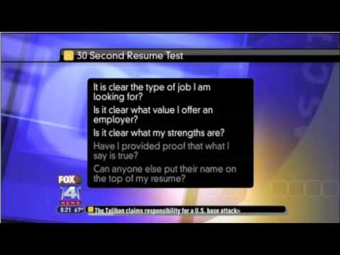 Does your resume pass the 30 second test? Test Your Resume Jobs Ecityworks