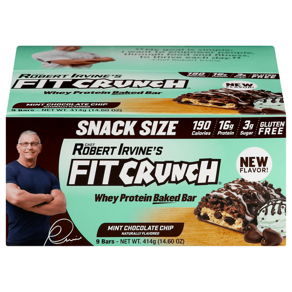 Save On Fitcrunch Whey Snack Size Protein Bar Mint Chocolate Chip 9 Ct Order Online Delivery Giant