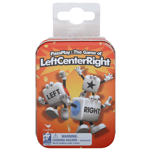Player with the biggest hand will win the money. Save On Cardinal Dice Game Left Center Right For Ages 6 Order Online Delivery Stop Shop