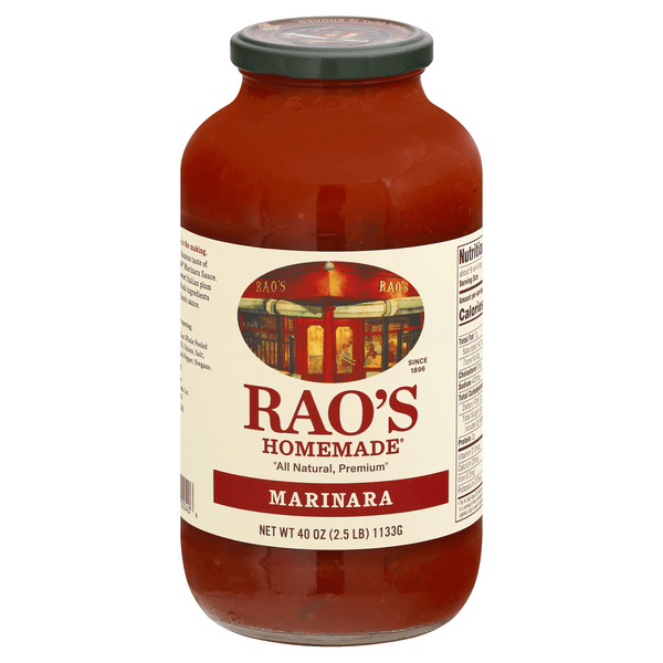 Rao's Marinara Nutrition Label / Rao S Marinara Price Comparison Review