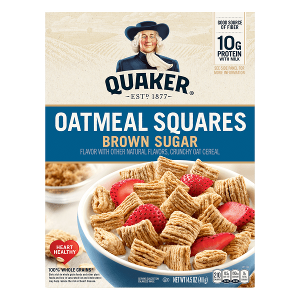 Quakers instant oatmeal has been my go to for breakfast for the past 2 weeks! Save On Quaker Oatmeal Squares Cereal Brown Sugar Order Online Delivery Stop Shop