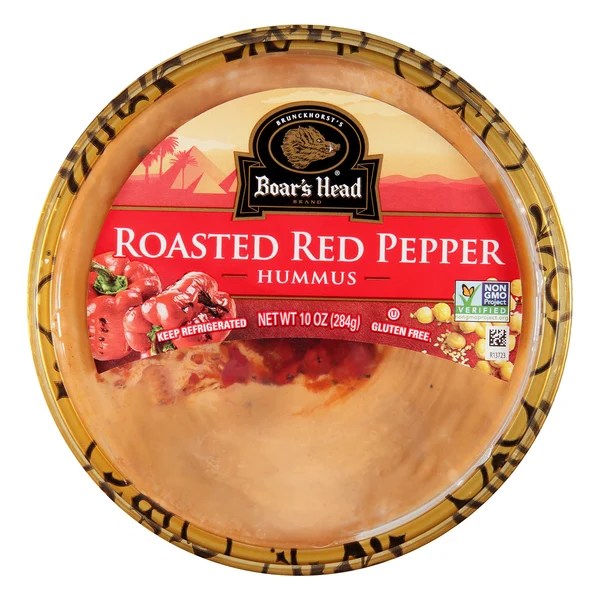 Homemade hummus using traditional ingredients such as chickpeas, tahini, lemon, and garlic is naturally gluten free. Save On Boar S Head Hummus Roasted Red Pepper Gluten Free Order Online Delivery Giant