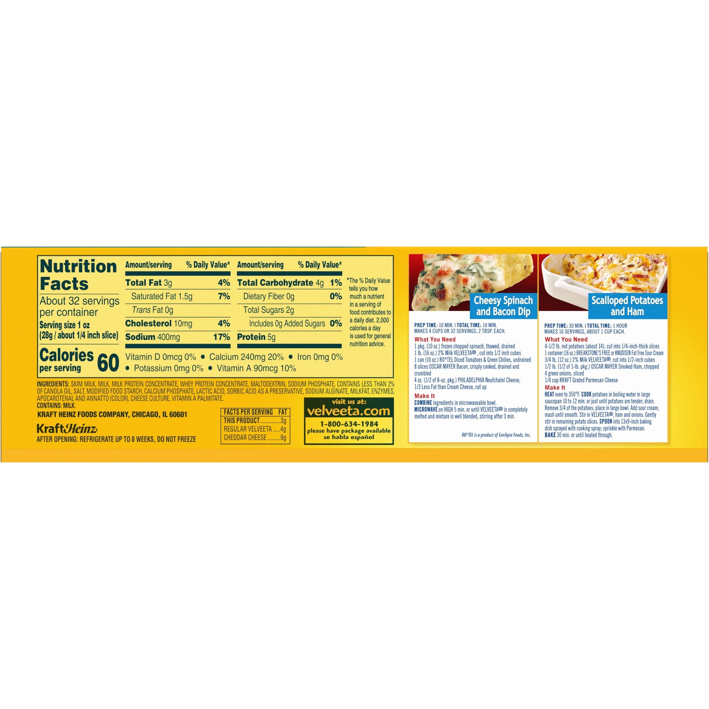picture Velveeta Cheese Sauce Nutrition labels design ideas 2020