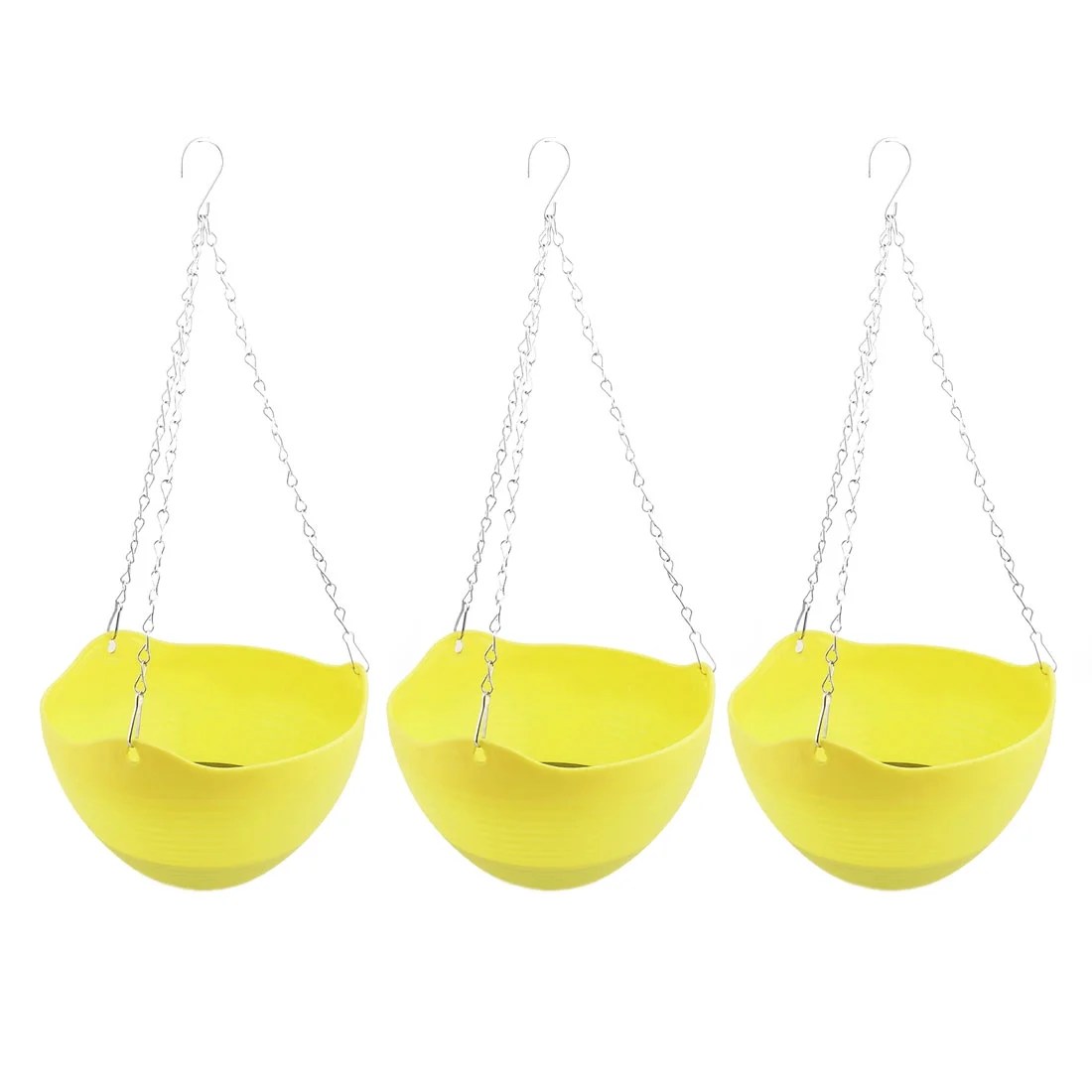 Conventional wisdom holds that strawberry jars should contain strawberries, but master gardener paul james shares other ideas on hgtv.com. Parterre Plastic Diy Chain Hanging Plant Flower Orchid Pot Holder Yellow 3pcs Walmart Com