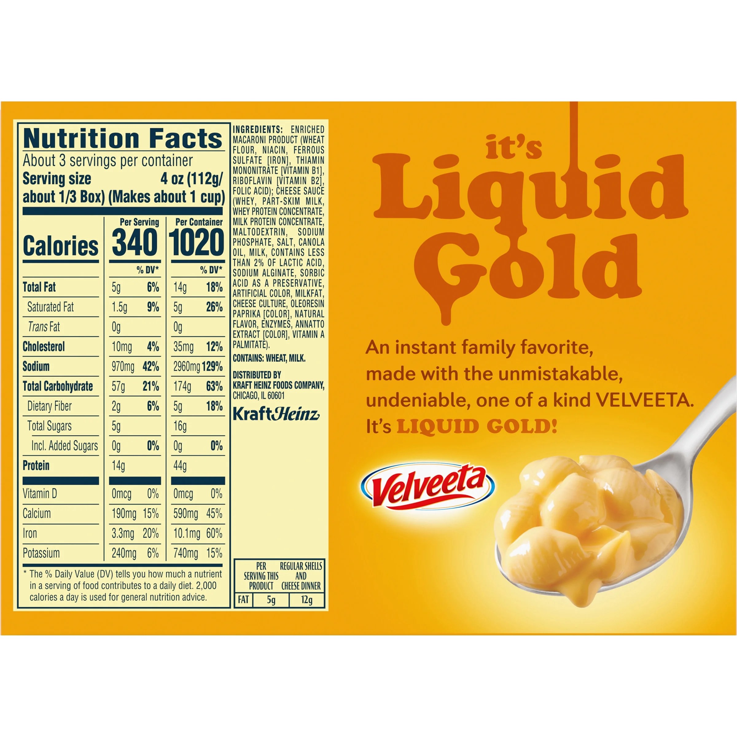 photo Velveeta Cheese Sauce Nutrition walmart