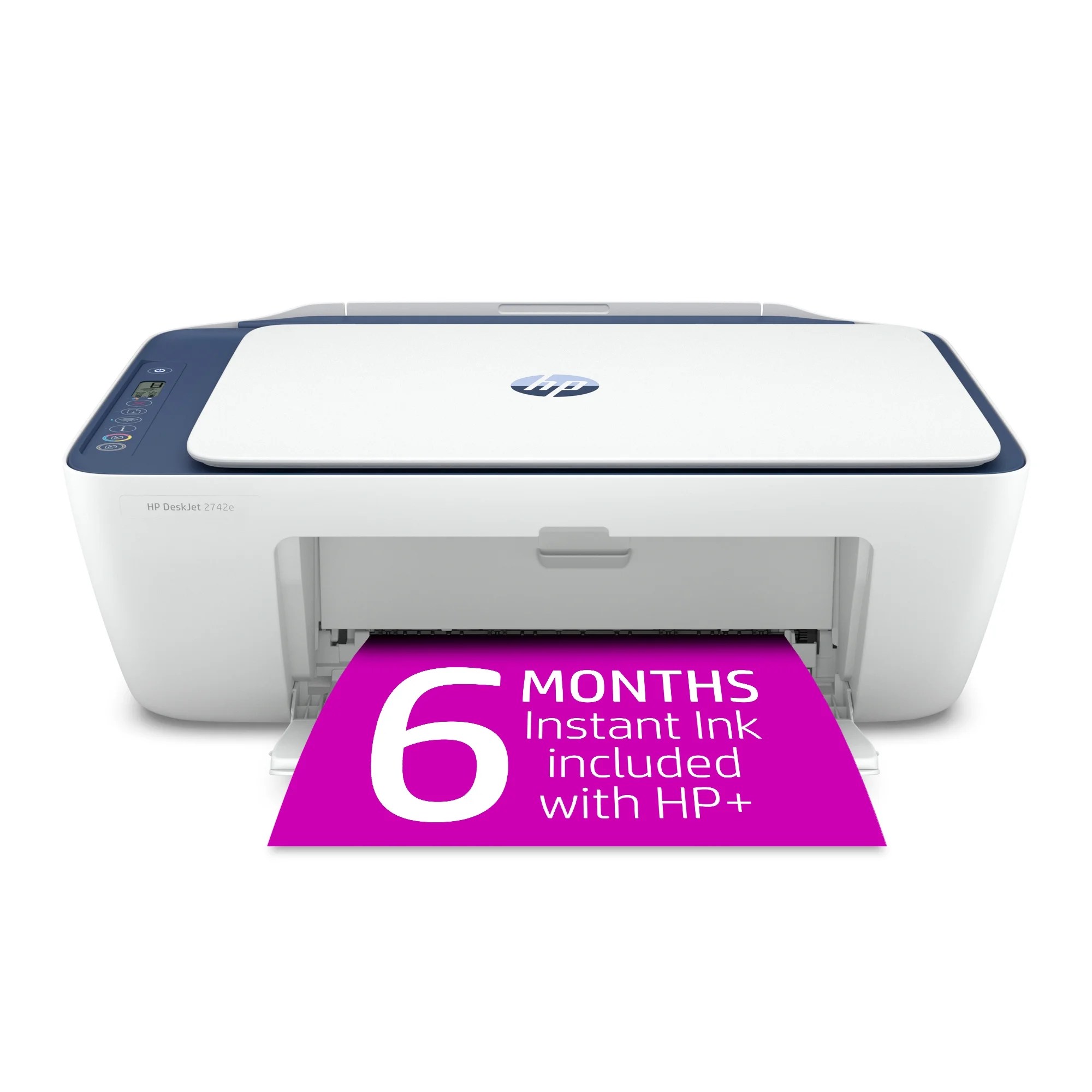 hp deskjet 2752e all in one wireless color inkjet printer with 6 months instant ink included with hp walmart com