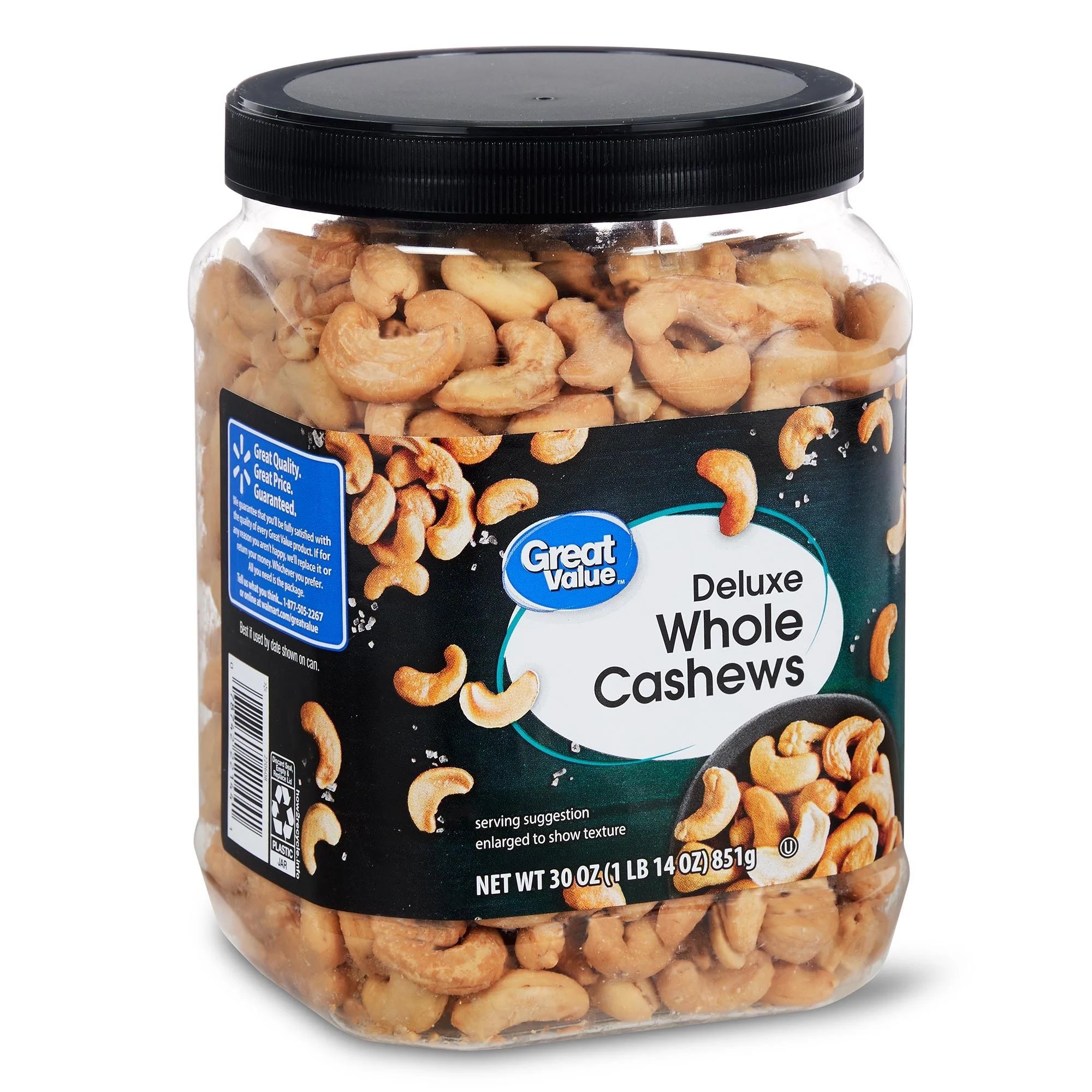 photo Pics Of Cashew great value deluxe whole cashews 30 oz walmart com